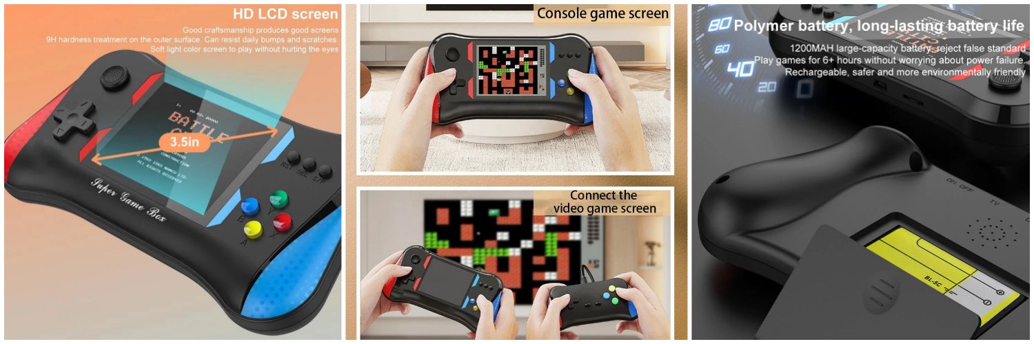 Retro žaidimų konsolė